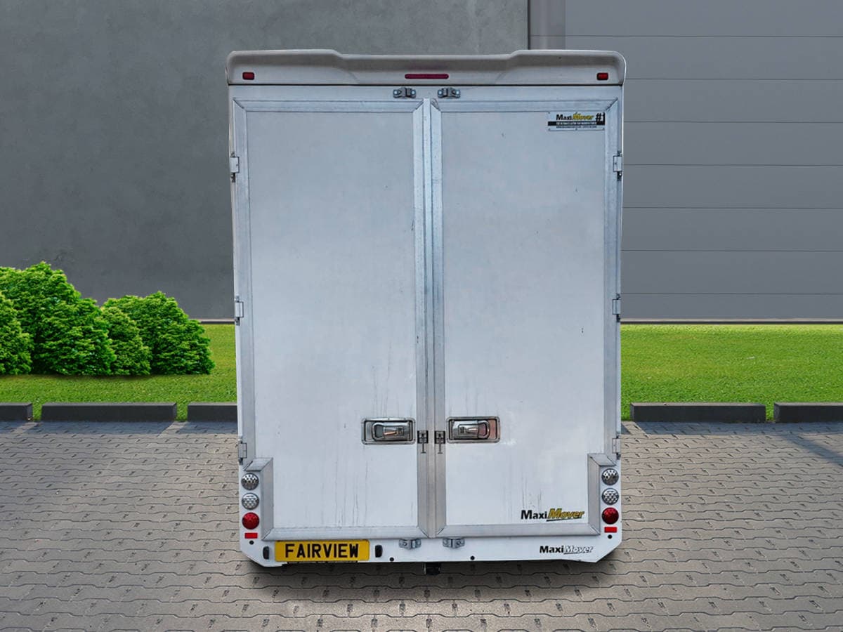 Rear loading access of Moveaxis removals van